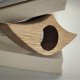 Drewniany trzymacz do książki, zakładka, dąb na prezent dla książkoholika