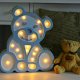 Lampa drewniana LED do dziecięcego pokoju - MIŚ