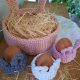 Wielkanocny koszyk w kształcie królika