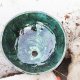 Duża Umywalka Elficka, umywalka Zielona, umywalka nablatowa, umywalka ceramiczna, umywalka gliniana, umywalka ręcznie robiona