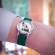 Zegarek mały - Wilk - silikonowy, zielony