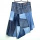 spódnica jeans r.50/52 recykling art