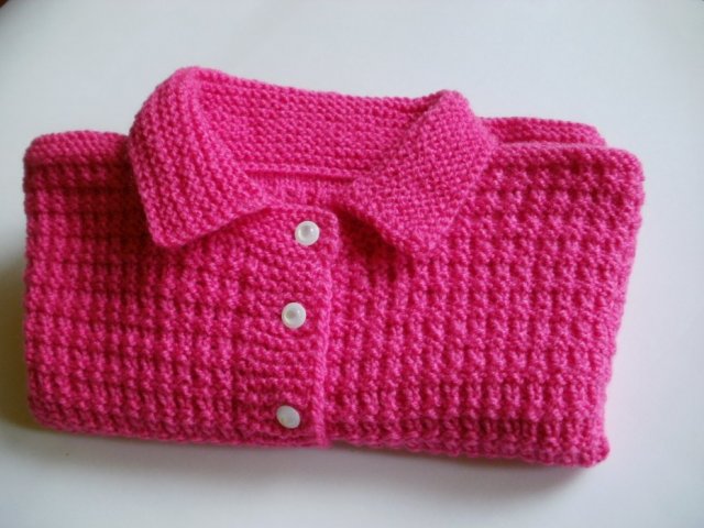 Sweterek Różowy kubraczek