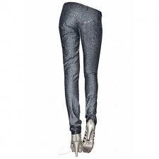 Graphite melange-jeansy