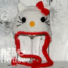 Hello Kitty - czapka dla dziewczynki