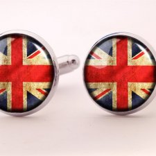 Flaga Wielkiej Brytanii - spinki do mankietów - Egginegg