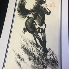 Oryginał - LIN HONGHAN - tradycyjne malarstwo chińskie
