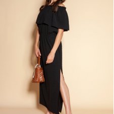 Długa sukienka hiszpanka - SUK200 czarna