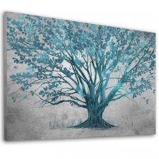 Obraz na płotnie do salonu abstrakcujne drzewo format 120x80cm 02646