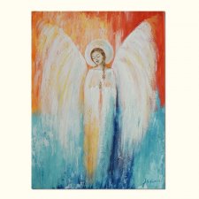 Anioł Eae, obraz ręcznie malowany na płótnie