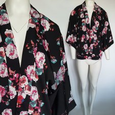 NEW LOOK bluzka narzutka z szerokimi kimonowymi rękawami 38 M Hu68