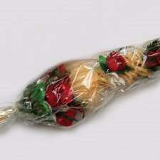 Palma wielkanocna, tradycyjna, czerwone róże, 85 cm